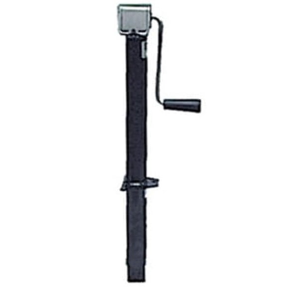 29025B Bal Jack Tongue - Black - Manual A-Frame Sidewind - 2000 lbs Capacity - Durable E-Coated Design