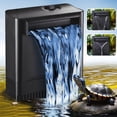 thumbnail image 1 of 290GPH Turtle Tank Filter for 40-85 Gallon, Turtle Filter Low Water Level Available and Flow Adjustable, Turtle Water Filter for Shrimps Amphibians, 1 of 8