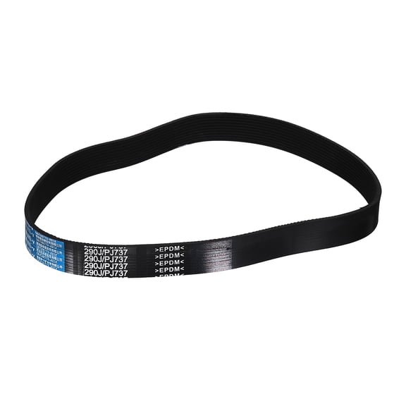 290J10 PJ V-Ribbed Belt 10 Ribs 29" Length x 0.92" Width x 0.14" Height, EPDM Rubber Poly V Belt, Multi Wedge Micro V Belt