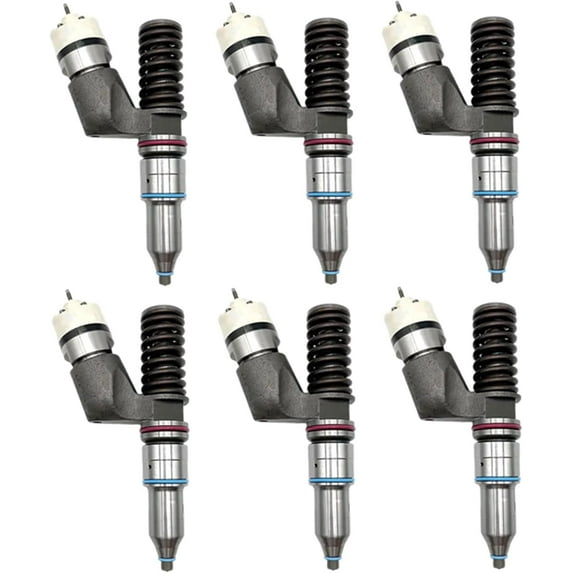 291-5911 2915911 6PCS Fuel injector Fits for CAT C15 C18 C-18 Engine Xqp500 Generator 988k Wheel-Type Loader 836 836k Earthmoving Compactor 745c 740c Articulated Dump Truck