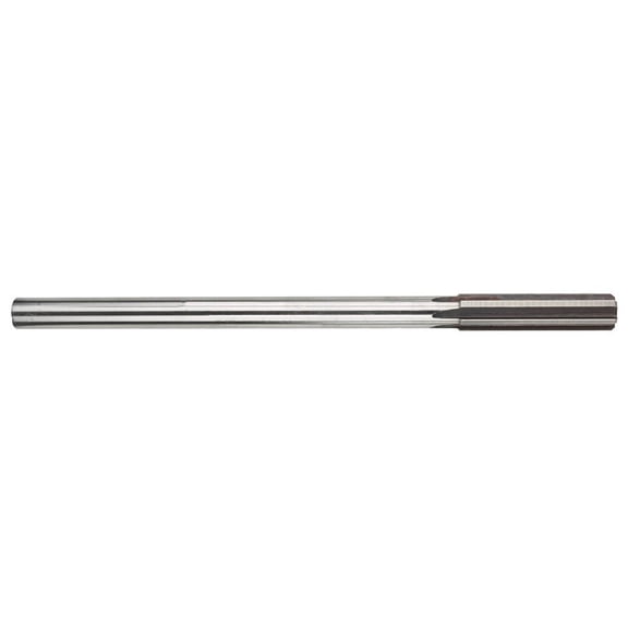 29212 Decimal Size Chucking Reamer, High-Speed Steel, Bright Finish, Straight Flute, 4 Flutes, 0.156" Size