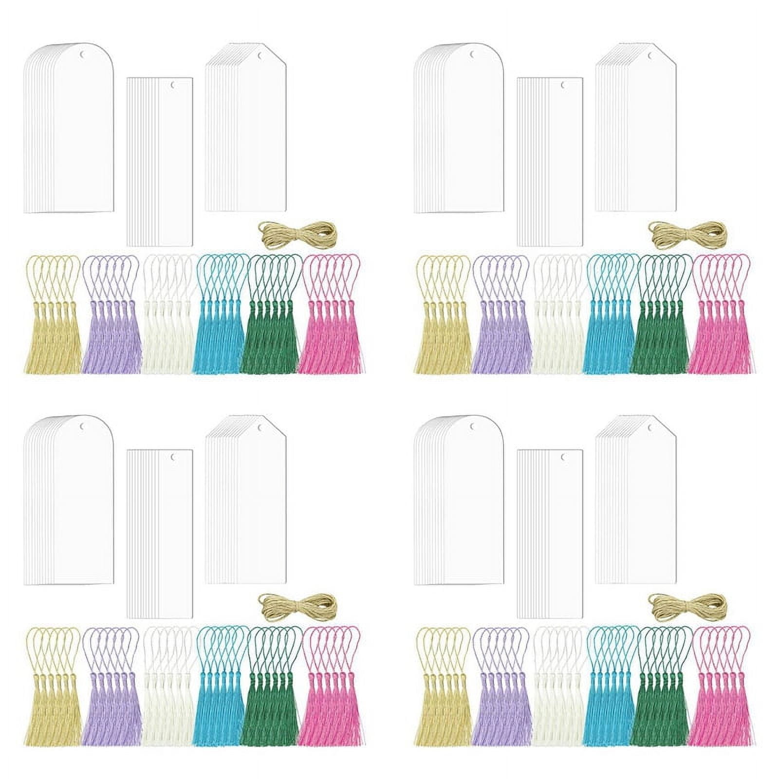 292Pcs Acrylic Bookmarks Blanks,Sublimation Acrylic Book Markers, DIY Crafts Projects Sublimation Accessories for Women