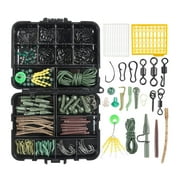 292Pcs Fishing Tackle Kit Saltwater Freshwater Portable Tackle Box Organizer with Lure Jigs Hooks for Bass Trout - Christmas Thanksgiving Father's Day Gift One Size One Size