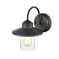 thumbnail image 1 of Millennium Lighting  1 Light Metal Outdoor Wall Sconce with Clear Glass Shades Powder Coat Black Black, 1 of 4
