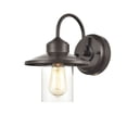 thumbnail image 1 of 2941-PBZ-Millennium Lighting-1 Light Outdoor Wall Bracket-11 Inches Tall and 8 Inches Wide-Powder Coat Bronze Finish, 1 of 2