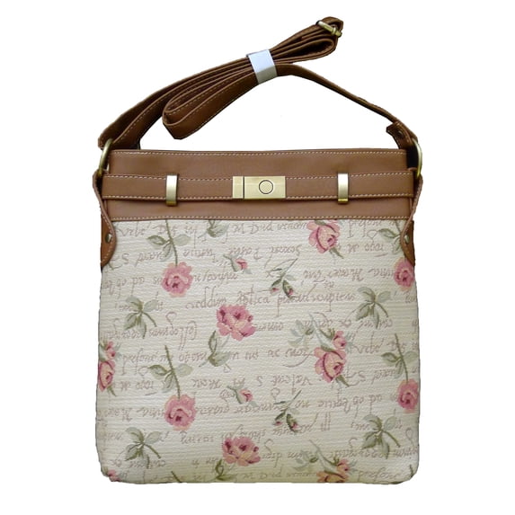 2952 - English Rose Shoulder Purse