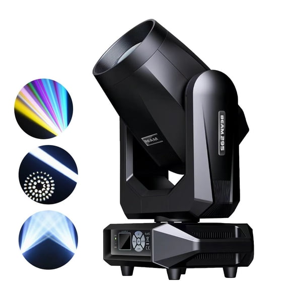295W Discharge Beam Moving Head Stage Light with LED Strip Effect Disco Lighting DJ Equipment