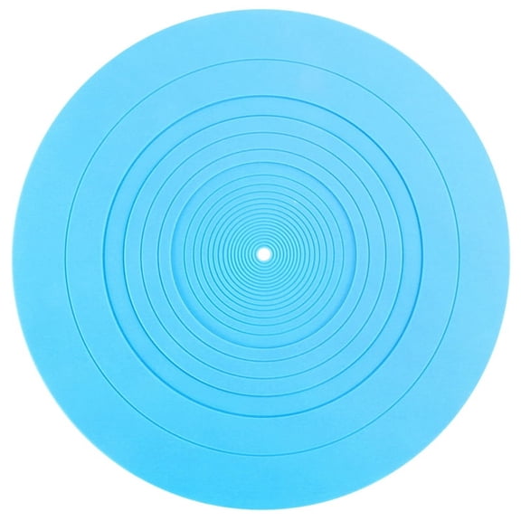 295mm Silicone Turntable Mat Anti-Vibration Slipmat Record Mat for LP Vinyl Record Player Audio Replacement Accessory D