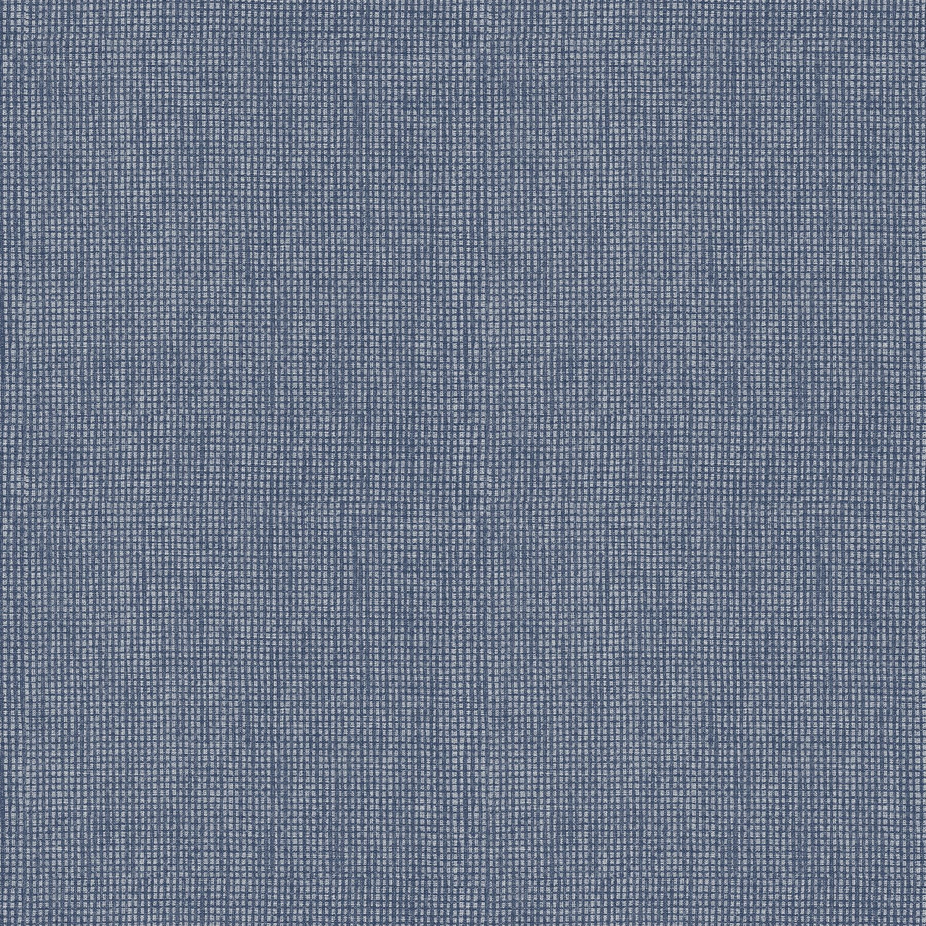 Dunstan Indigo Basketweave Non-Pasted Vinyl Wallpaper