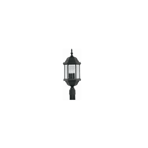 Designers Fountain 2986-BK Devonshire Post Lanterns, Black