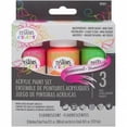 thumbnail image 1 of Testors Craft Acrylic Paint Set 3/Pkg-Fluorescent, 1 of 2
