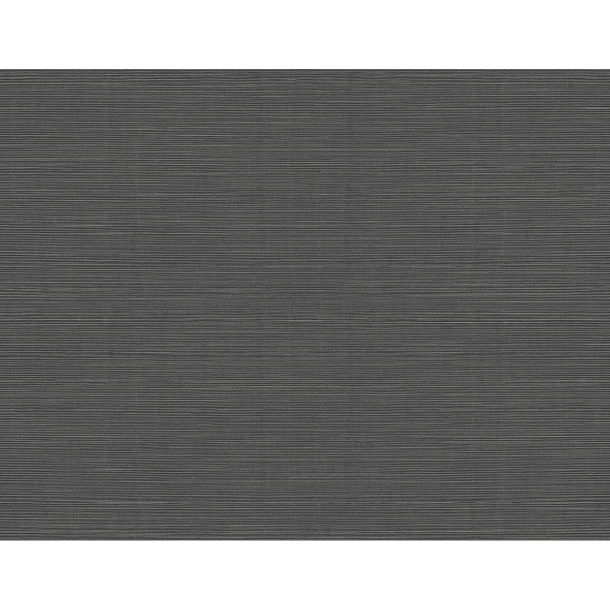 Moroccan Black Sisal Texture Vinyl Wallpaper Roll