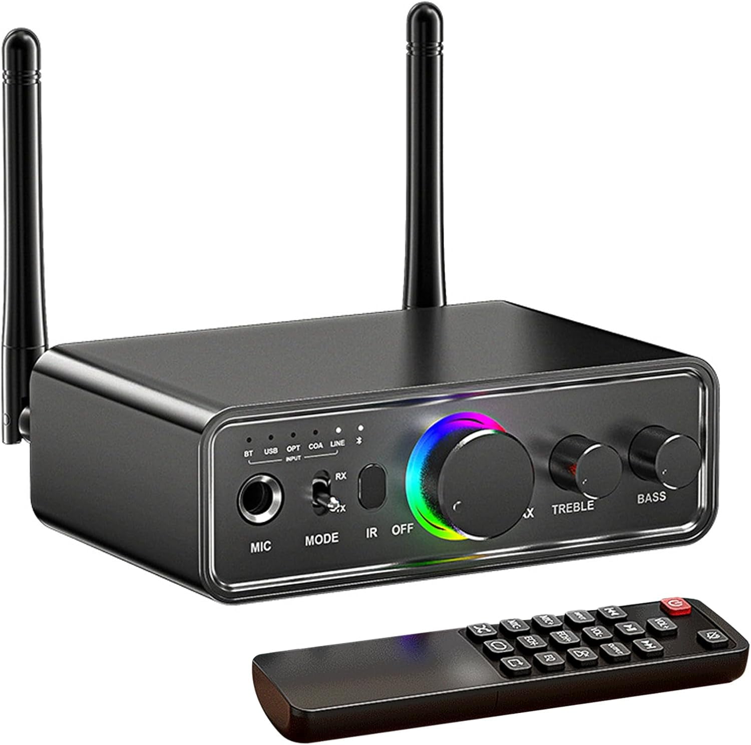 MUSICOZY Bluetooth 5.3 Transmitter Receiver, 2 in 1 Wireless Audio