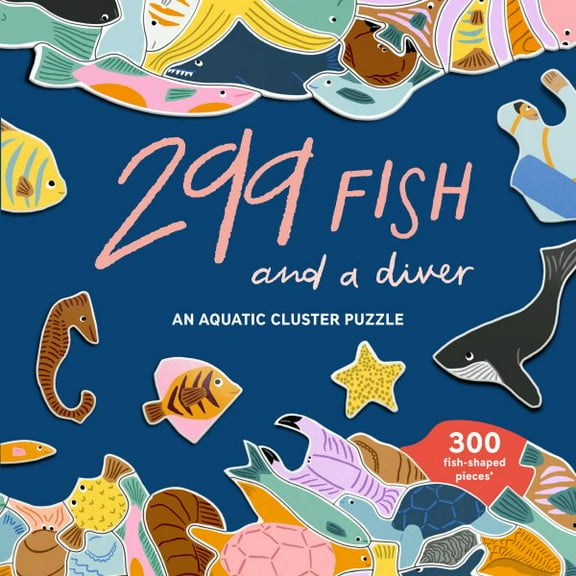 299 Fish (and a Diver) 300 Piece Puzzle: An Aquatic Cluster Puzzle (Other)