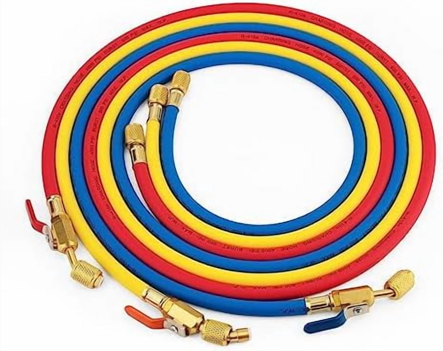 29986 Refrigeration Hoses with Ball Valves Replacement Hvac Hose Low ...