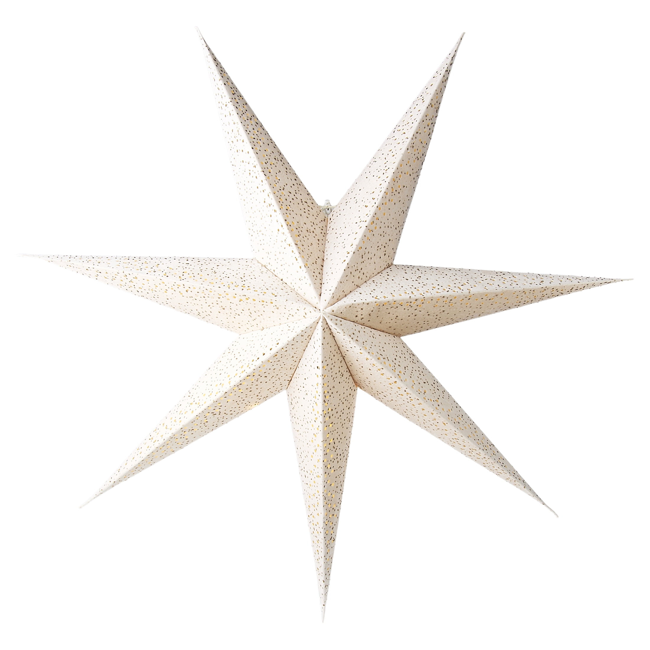 Paper Star Christmas Hanging Decoration, White, 29", by Holiday Time