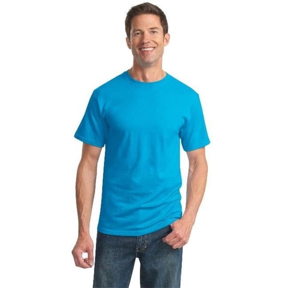 29M Mens Dri-Power Active 50 Percent Cotton & 50 Percent Poly T-Shirt, California Blue - Small