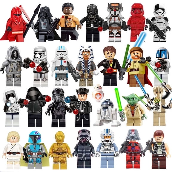 29PCS Space Sci-Fi Minifigure Building Blocks Set, Robot Soldiers and Galactic Warriors Toy for