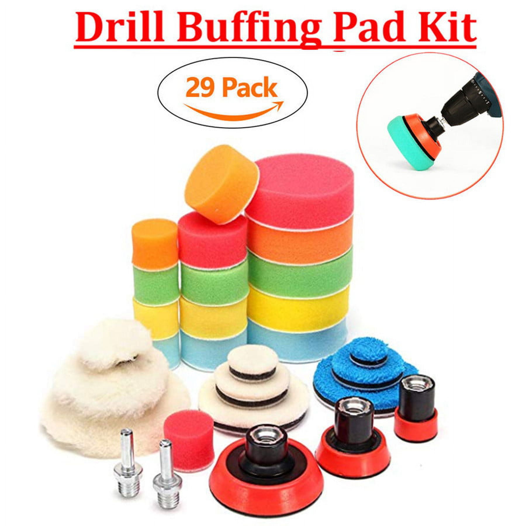 Magic Car Scratch Removal Pen SPTA 29pcs Drill Buffing Pad Detail Polishing Pad Mix Size Polishing Pads - Foto 10