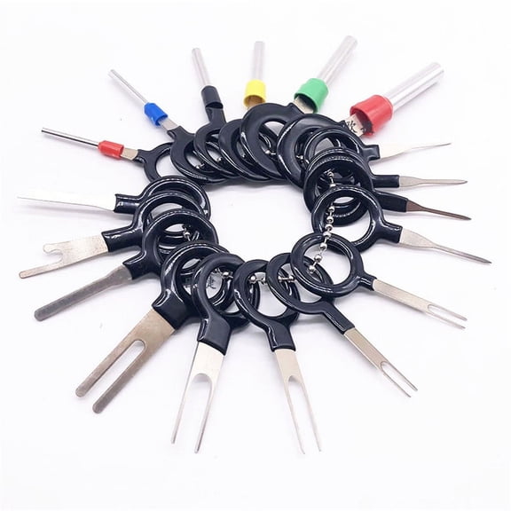 29Pcs Car Wire Terminal Removal Tool Wiring Connector Pin Extractor Puller