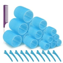 29Pcs Hair Rollers,Jumbo Hair Rollers 3 Size Self Grip Hair Curlers for Long Hair Salon Hairdressing Curlers Rollers for Women