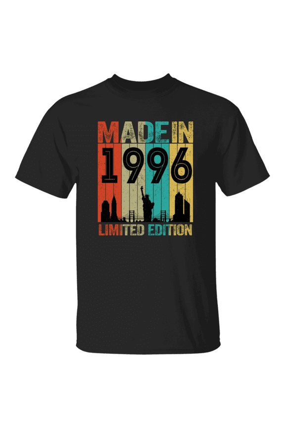 29Th Birthday Made In 1996 29 Bday Born In New York 29 Years Old Of Being Awesome Vintage T-Shirt