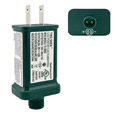 thumbnail image 1 of 29V 0.28A Power Supply Class 2 LED Transformer LED Raintight IP44 US Plug Adapter, Seasonal-Use LED Driver for LED String Light, Holiday Lighting, Christmas X-Mas Tree TS-8W29V - Left Positive, 1 of 5