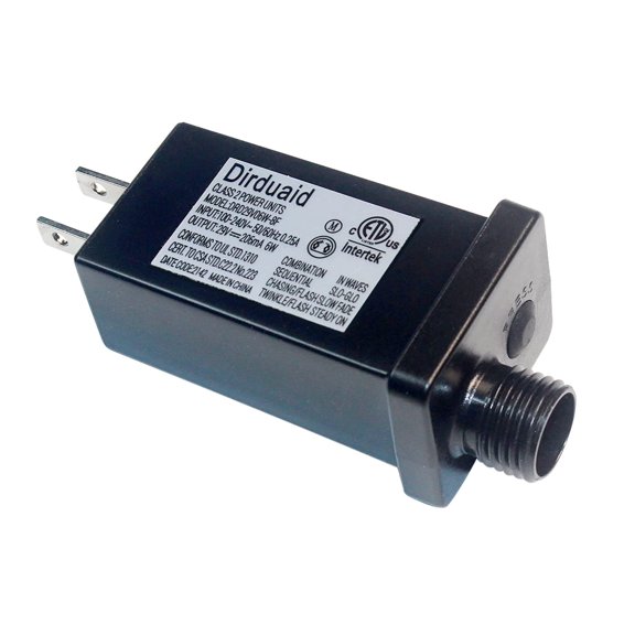 29V 6W LED Transformer Class 2 Power Supply, IP44 LED Controller Waterproof Low Voltage Transformer US Plug for Christmas Light, String Light Indoor Outdoor Use (29V 6W)