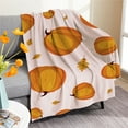 thumbnail image 1 of 29X40 Inch Fall Throw Blanket, Halloween Pumpkin Autumn Plush Fall Decor Fleece Fuzzy Picnic Throw Blanket for Couch Sofa Chairs, Cute Holiday Blankets for Home, 1 of 6