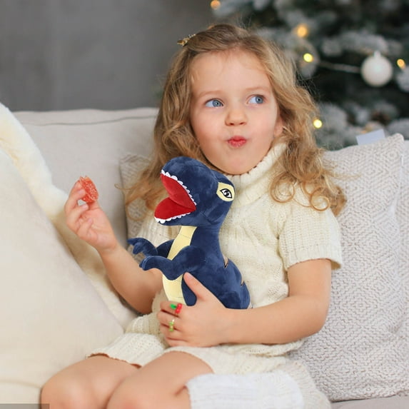 29cm Dinosaur Toy Anime Cute Super Soft Stuffed Doll Gifts for Kids Girls Dinosaur Plush Toy – Blue