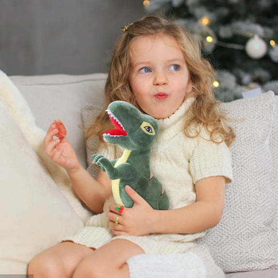 29cm Dinosaur Toy Anime Cute Super Soft Stuffed Doll Gifts for Kids Girls Dinosaur Plush Toy – Green