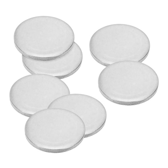 29mm Steel Disc, 20Pcs Metal Stamping Blanks Tags Circle Round Metal Plate Strike 2.7mm for Laser Engraving Stamping