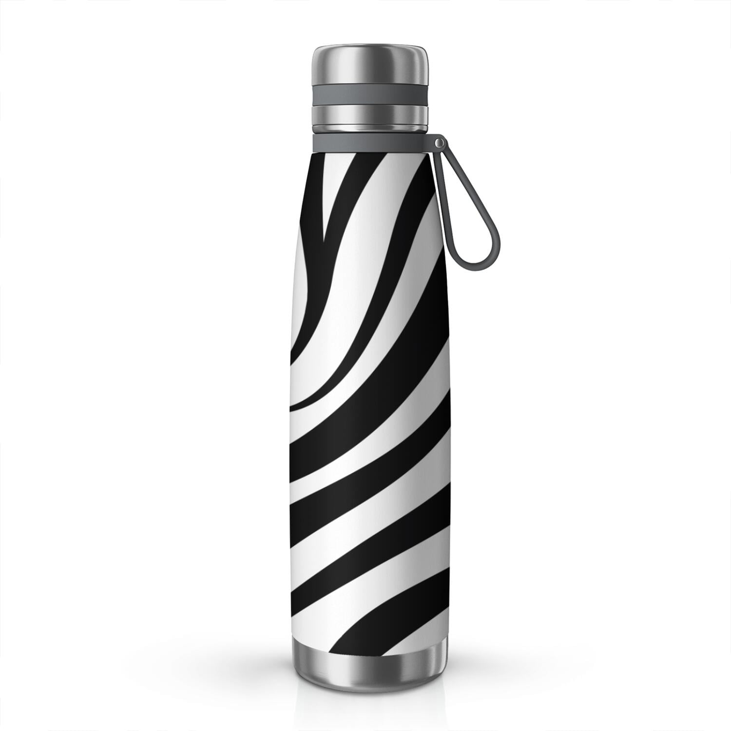 29oz Insulated Water Bottle with Tea Infuser, Stainless Steel Travel Mug, Animal Leopard Print