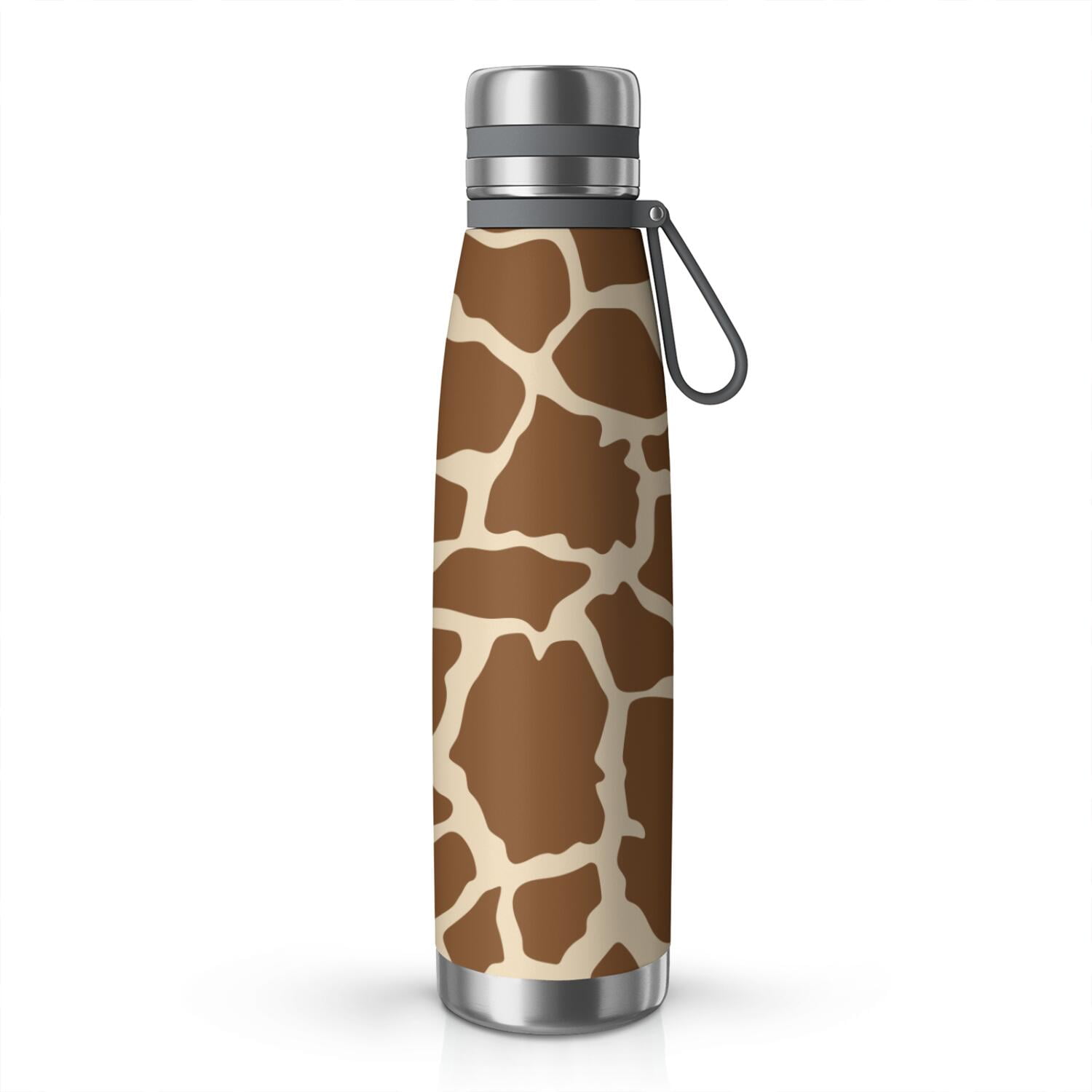29oz Insulated Water Bottle with Tea Infuser, Stainless Steel Travel Mug, Animal Leopard Print