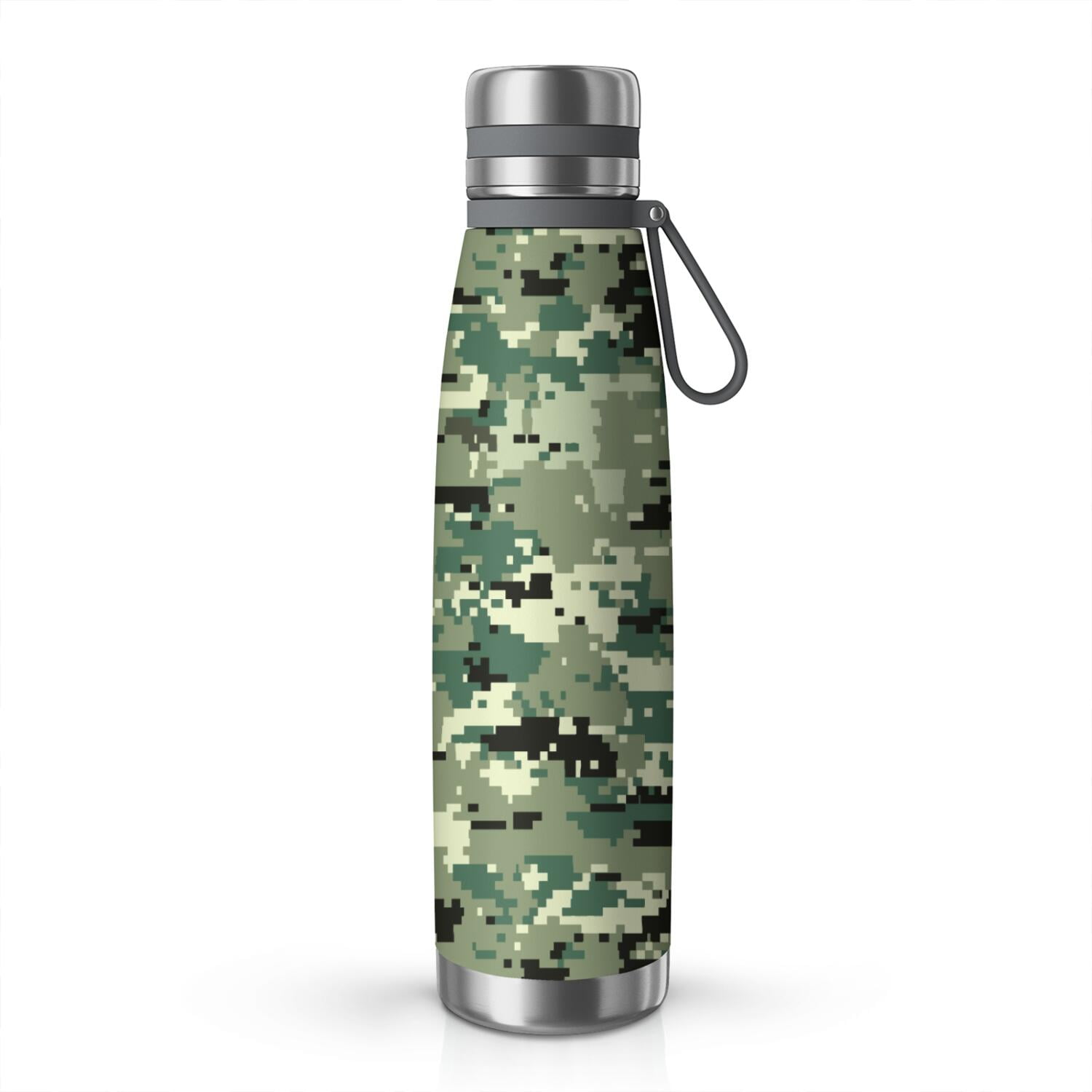 29oz Insulated Water Bottle with Tea Infuser, Stainless Steel Travel Mug, Camouflage Print