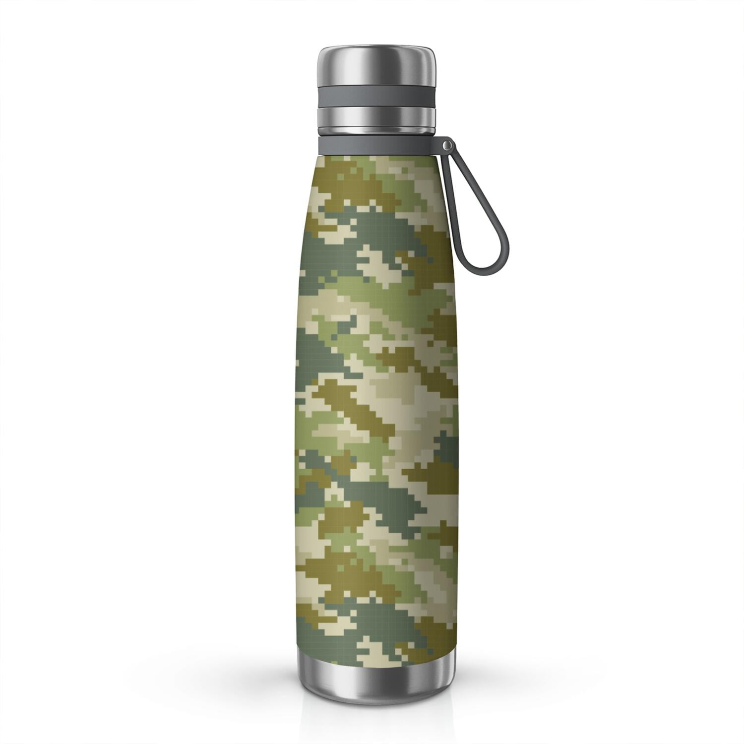 29oz Insulated Water Bottle with Tea Infuser, Stainless Steel Travel Mug, Camouflage Print