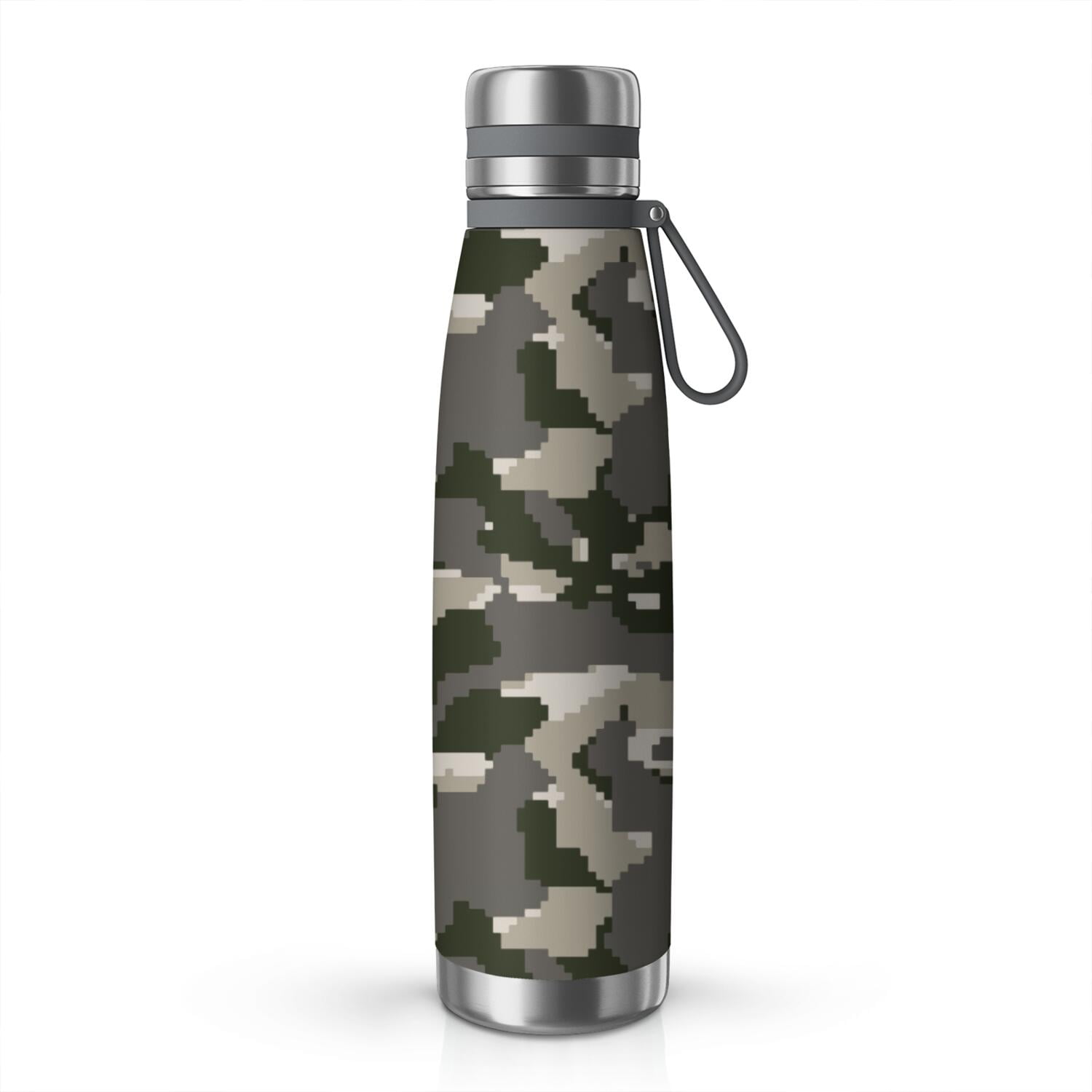 29oz Insulated Water Bottle with Tea Infuser, Stainless Steel Travel Mug, Camouflage Print