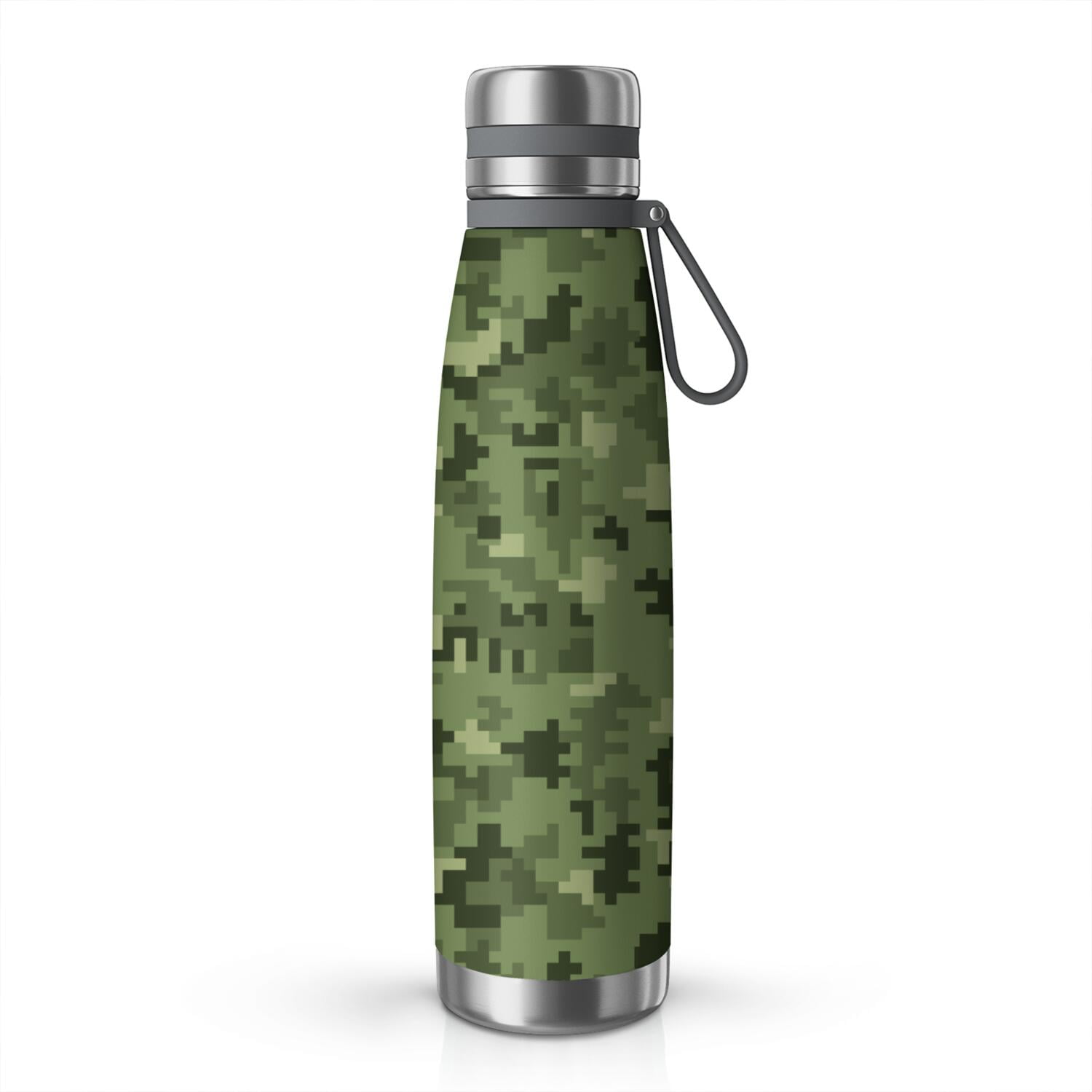 29oz Insulated Water Bottle with Tea Infuser, Stainless Steel Travel Mug, Camouflage Print