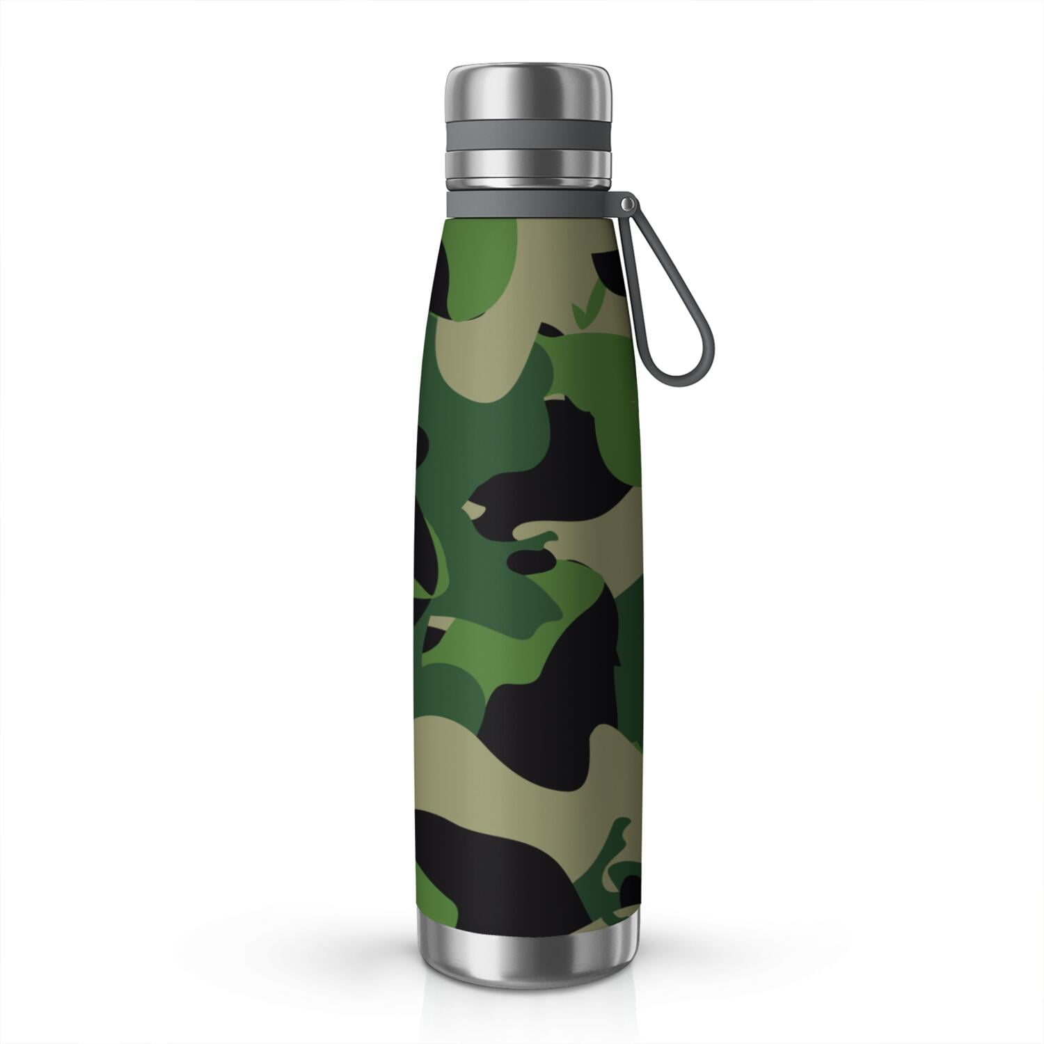 29oz Insulated Water Bottle with Tea Infuser, Stainless Steel Travel Mug, Camouflage Print
