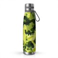 thumbnail image 1 of 29oz Insulated Water Bottle with Tea Infuser, Stainless Steel Travel Mug, Camouflage Print, 1 of 6