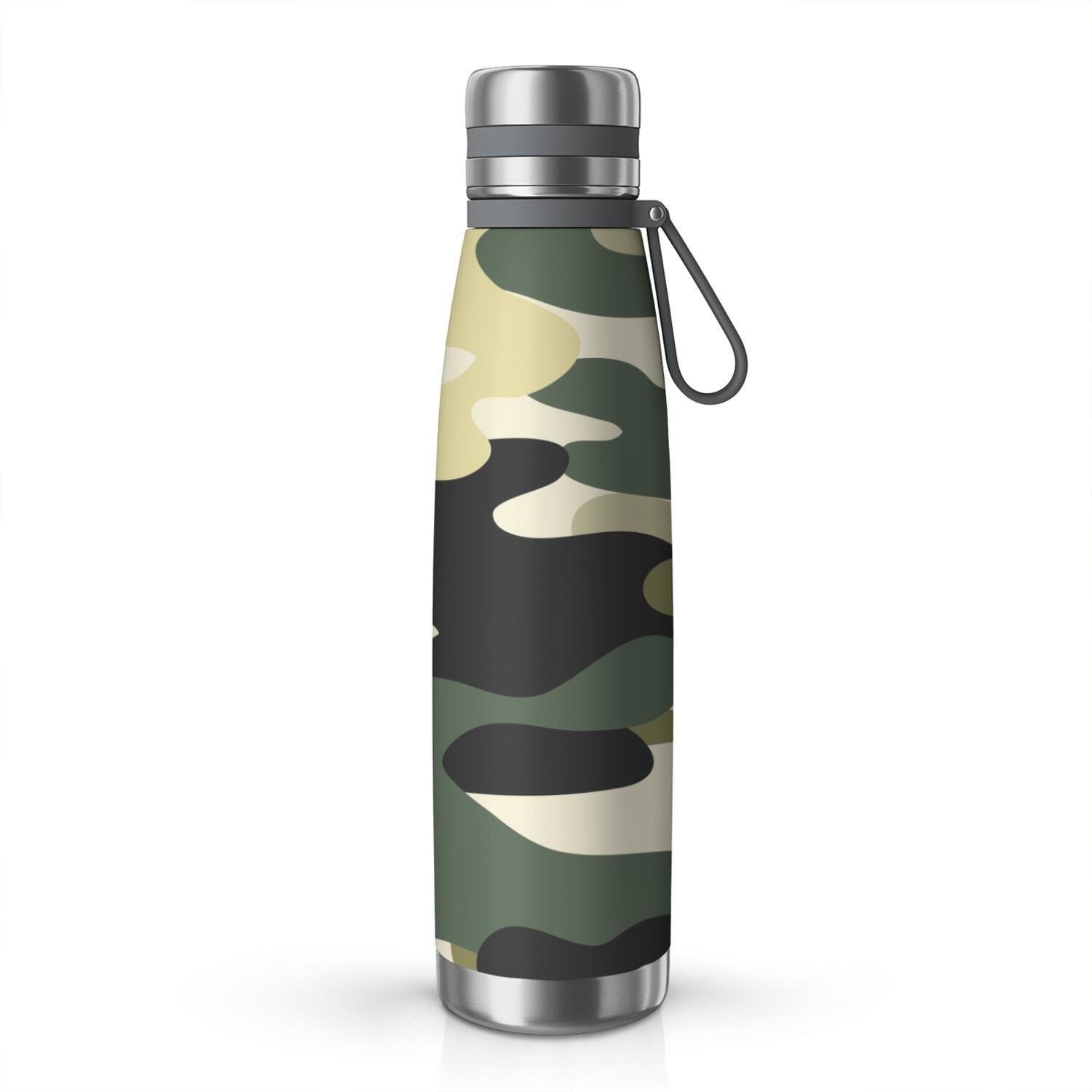 29oz Insulated Water Bottle with Tea Infuser, Stainless Steel Travel Mug, Camouflage Print