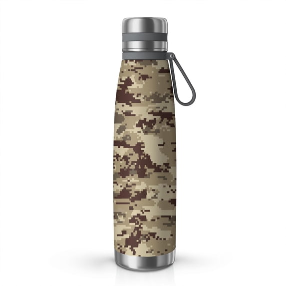 29oz Insulated Water Bottle with Tea Infuser, Stainless Steel Travel Mug, Camouflage Print