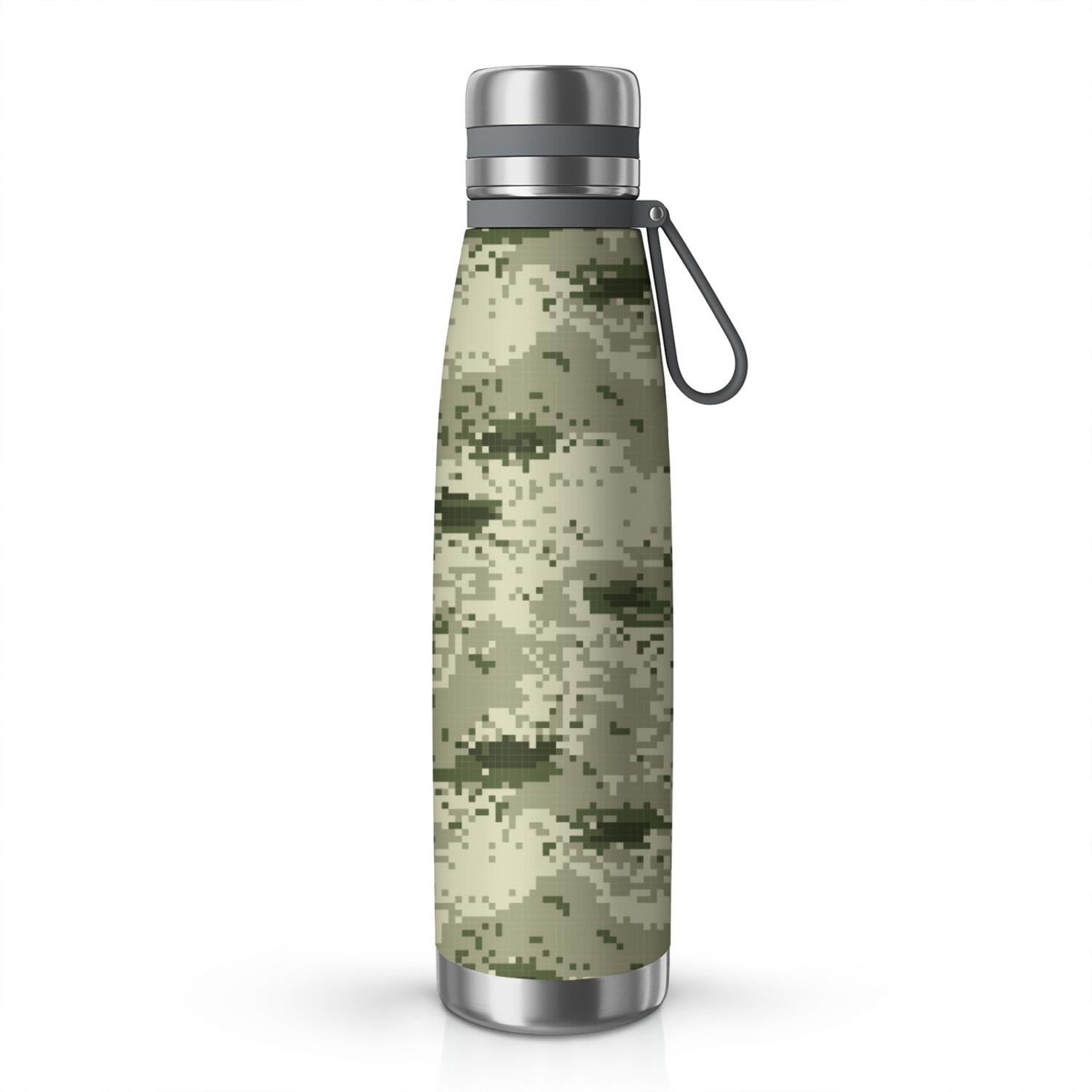 29oz Insulated Water Bottle with Tea Infuser, Stainless Steel Travel Mug, Camouflage Print