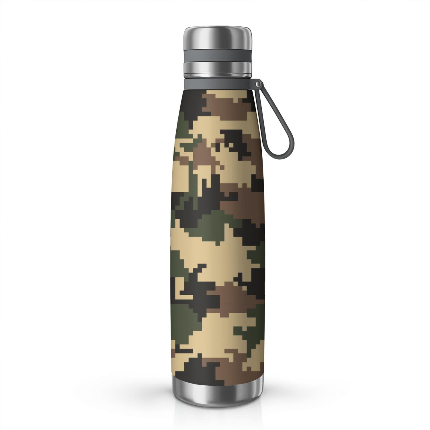 29oz Insulated Water Bottle with Tea Infuser, Stainless Steel Travel Mug, Camouflage Print