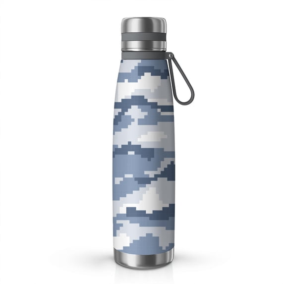 29oz Insulated Water Bottle with Tea Infuser, Stainless Steel Travel Mug, Camouflage Print