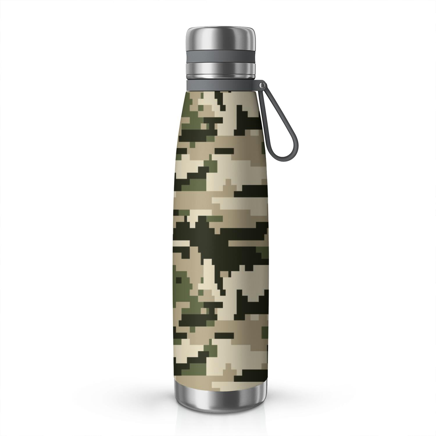 29oz Insulated Water Bottle with Tea Infuser, Stainless Steel Travel Mug, Camouflage Print