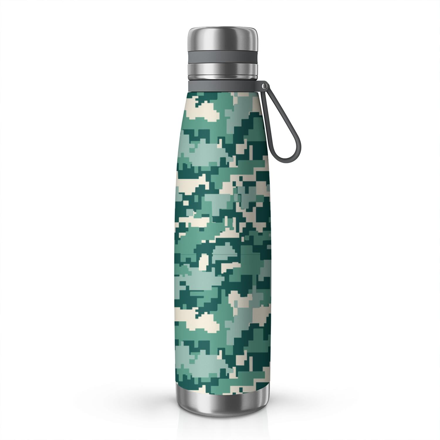 29oz Insulated Water Bottle with Tea Infuser, Stainless Steel Travel Mug, Camouflage Print