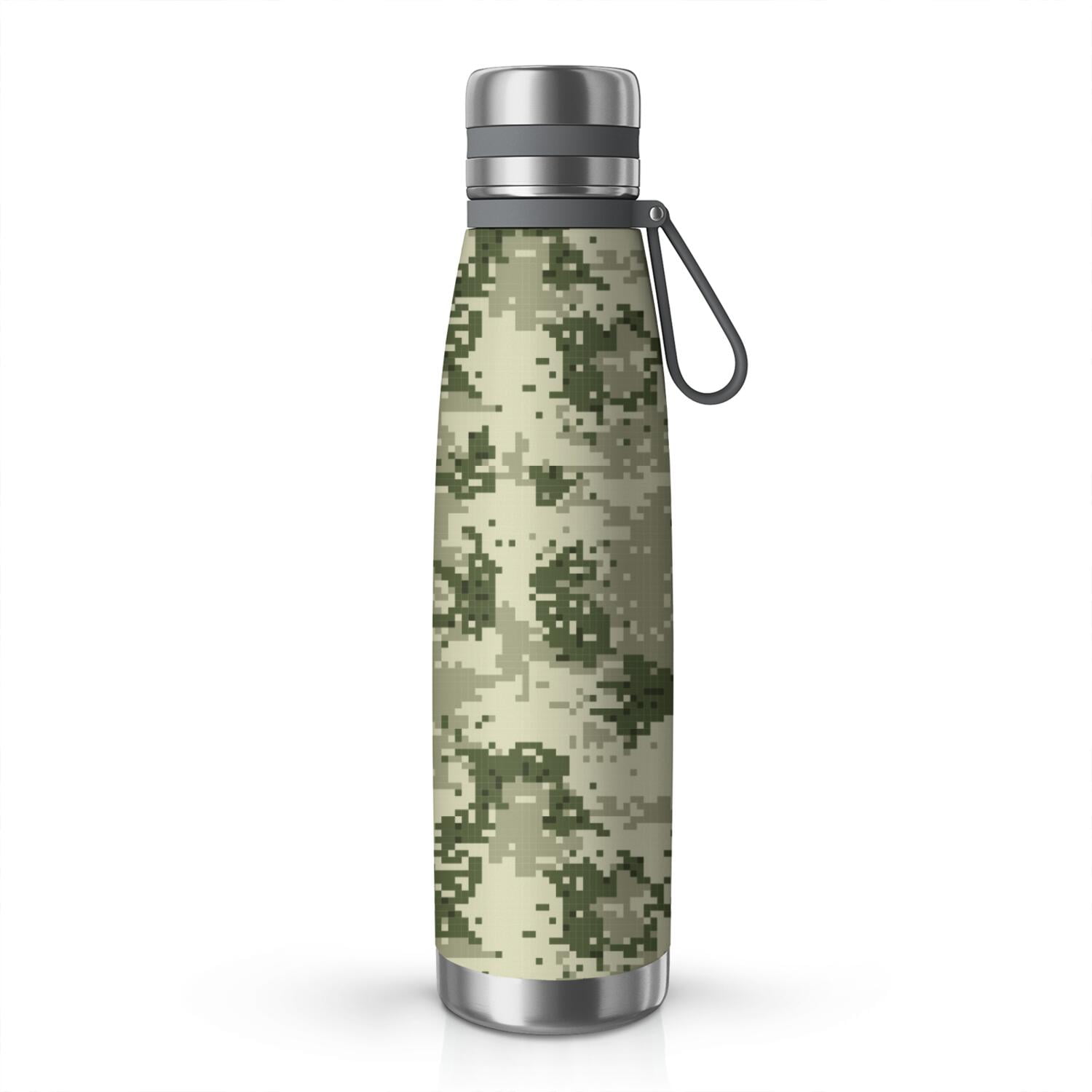29oz Insulated Water Bottle with Tea Infuser, Stainless Steel Travel Mug, Camouflage Print