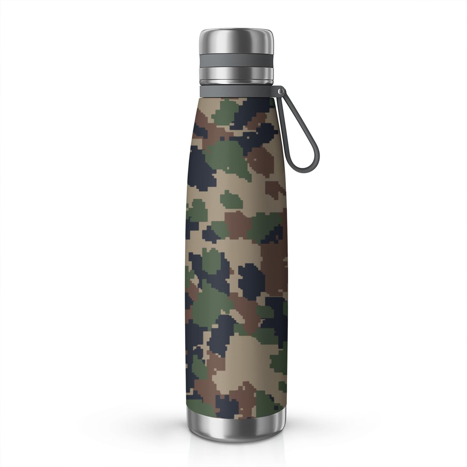 29oz Insulated Water Bottle with Tea Infuser, Stainless Steel Travel Mug, Camouflage Print