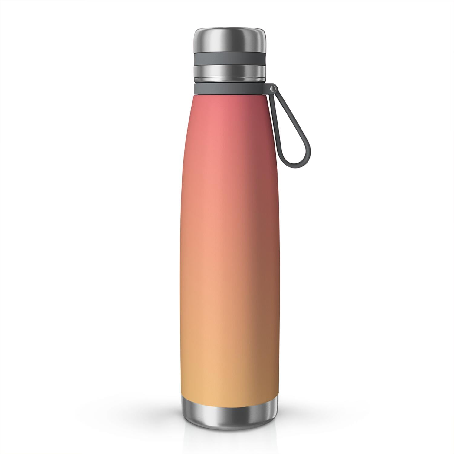 29oz Insulated Water Bottle with Tea Infuser, Stainless Steel Travel Mug, Colorful Gradient Print